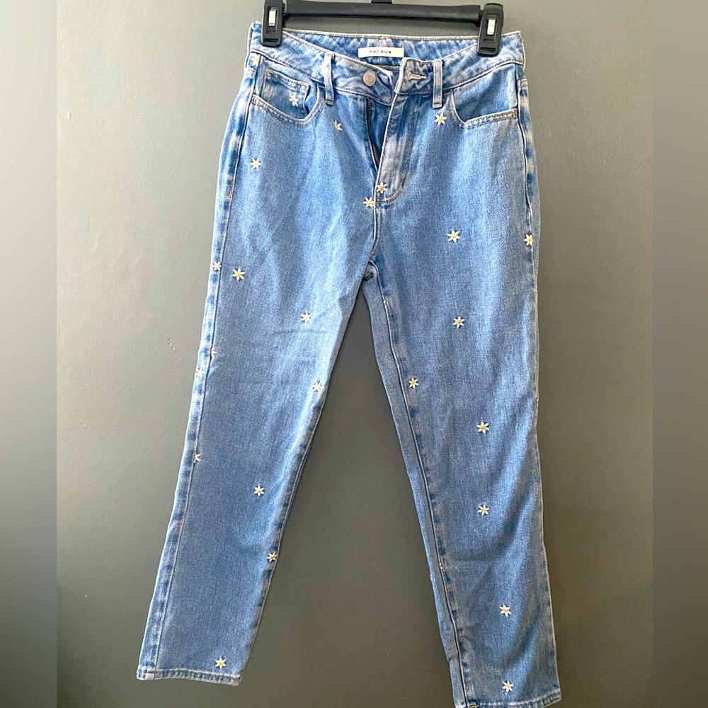 Embroidered jeans